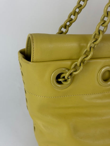 Bottega Veneta handbag in yellow leather