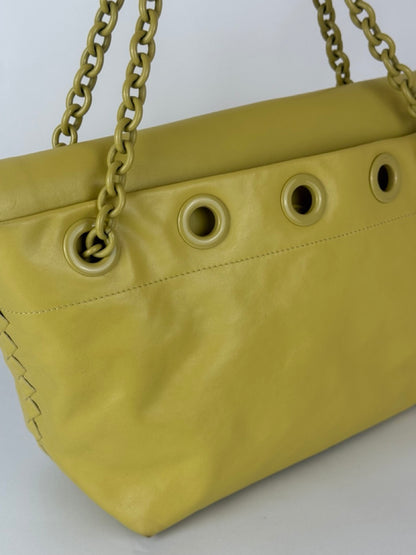Bottega Veneta handbag in yellow leather