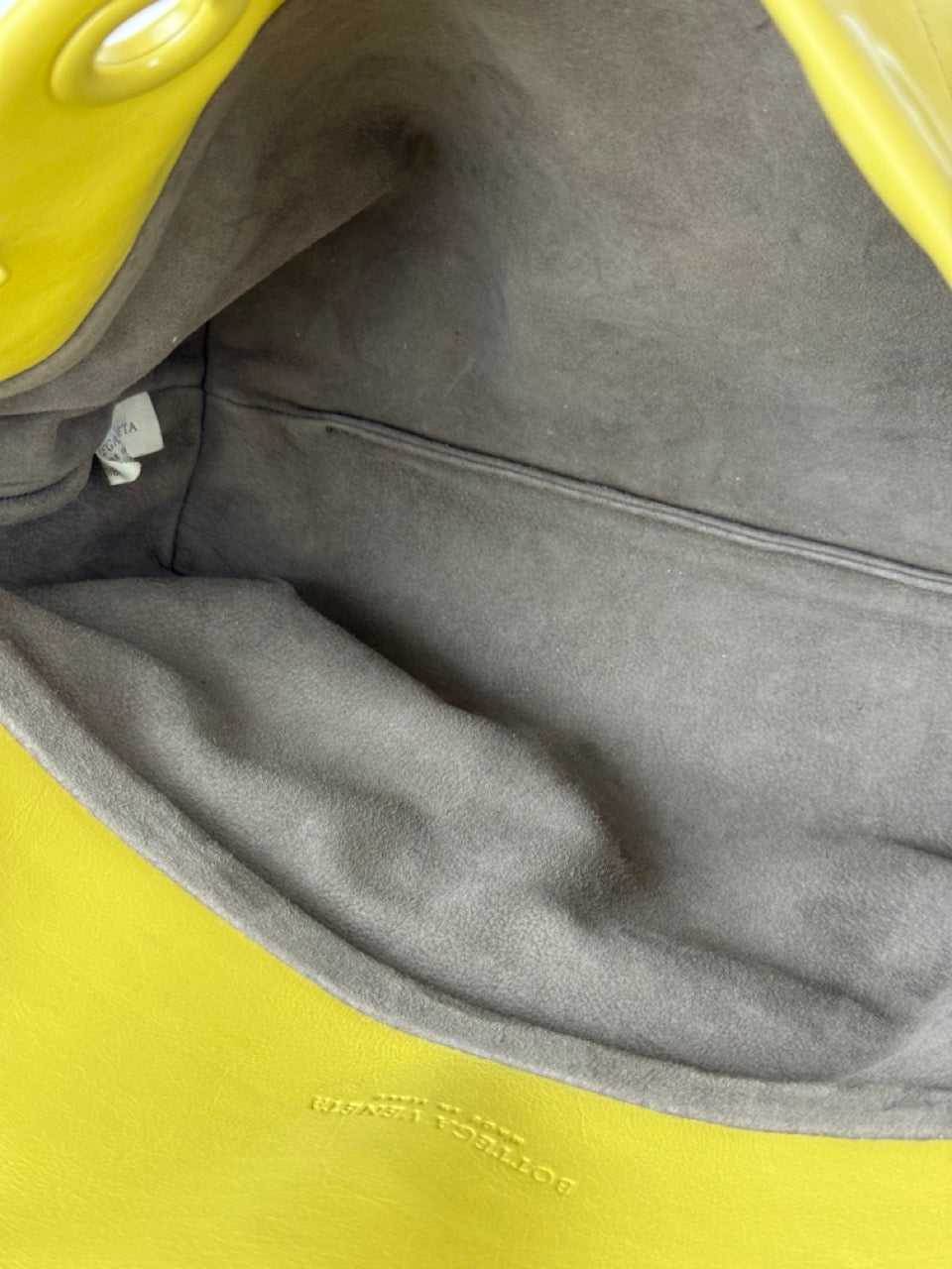 Bottega Veneta handbag in yellow leather
