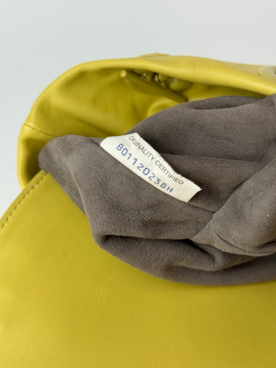 Bottega Veneta handbag in yellow leather