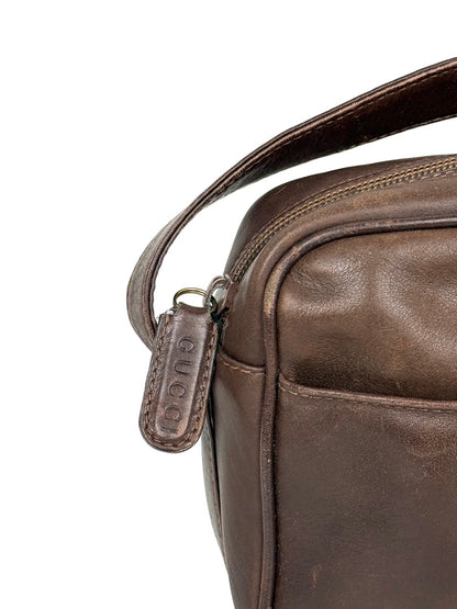 Vintage Gucci Horsebit Shoulder Bag in brown leather – photo 5