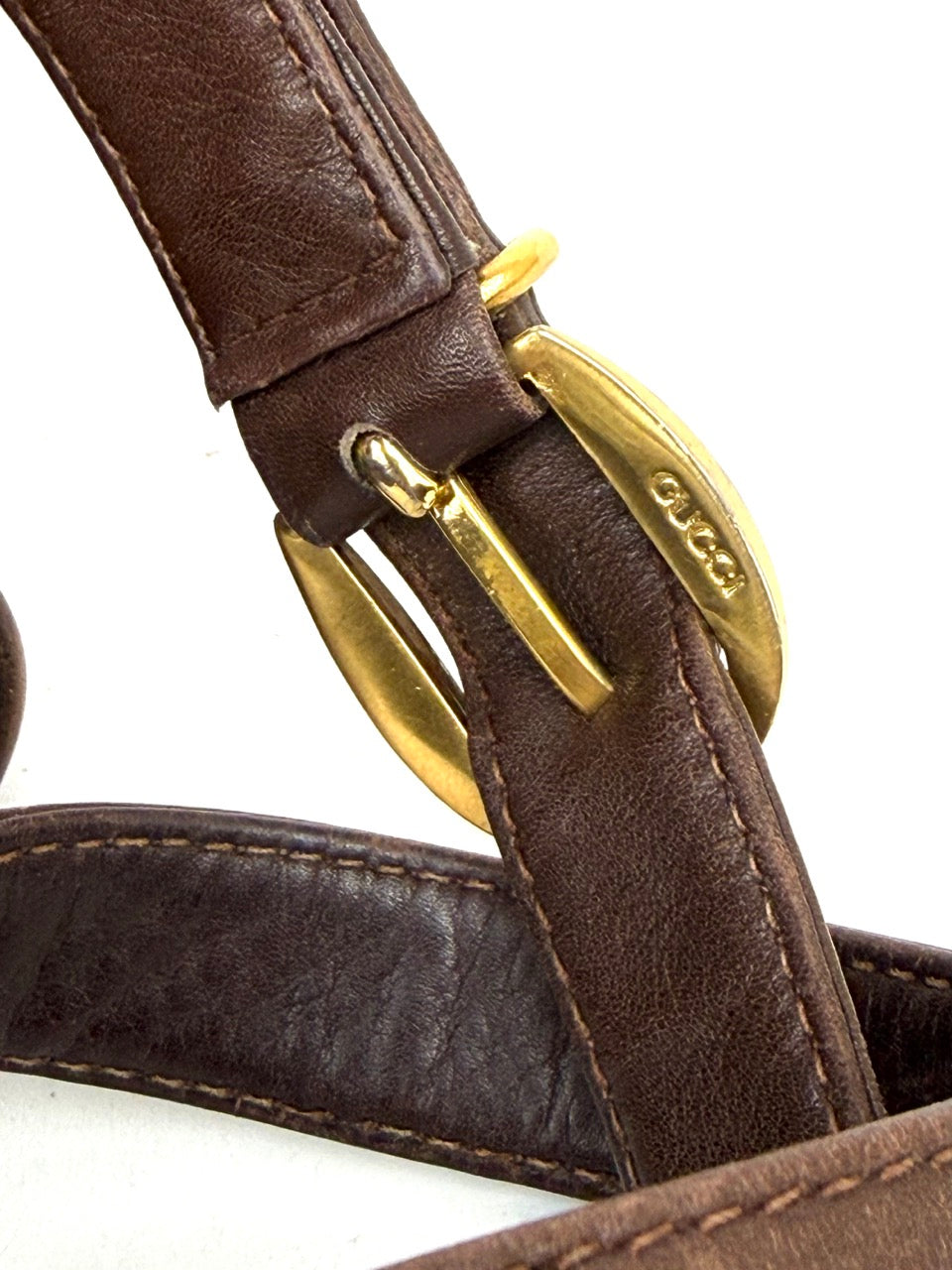 Vintage Gucci Horsebit Shoulder Bag in brown leather – photo 11