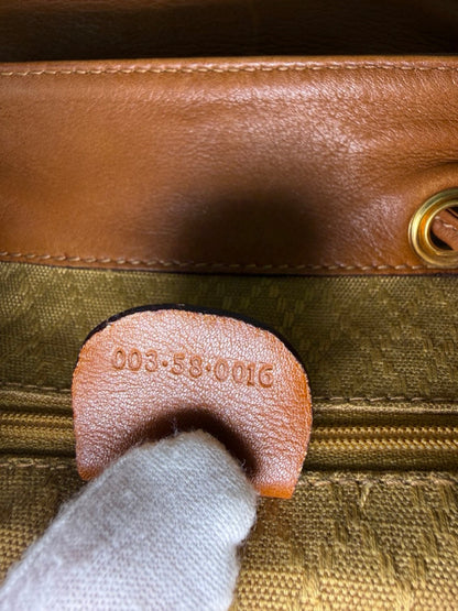 Vintage Gucci Bamboo Backpack in brown leather – photo 15