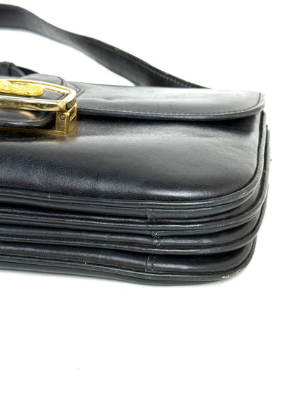 Vintage Celine Horse Carriage Shoulder Bag in black leather – photo 11