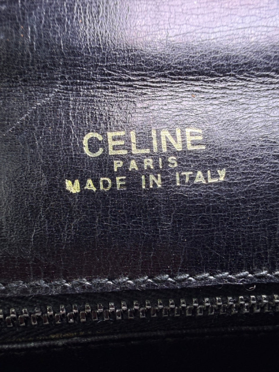 Vintage Celine Horse Carriage Shoulder Bag in black leather – photo 15
