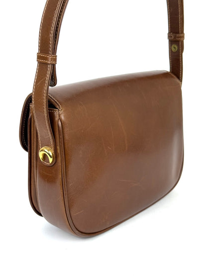 Vintage Gucci Shoulder Bag in brown leather – photo 5