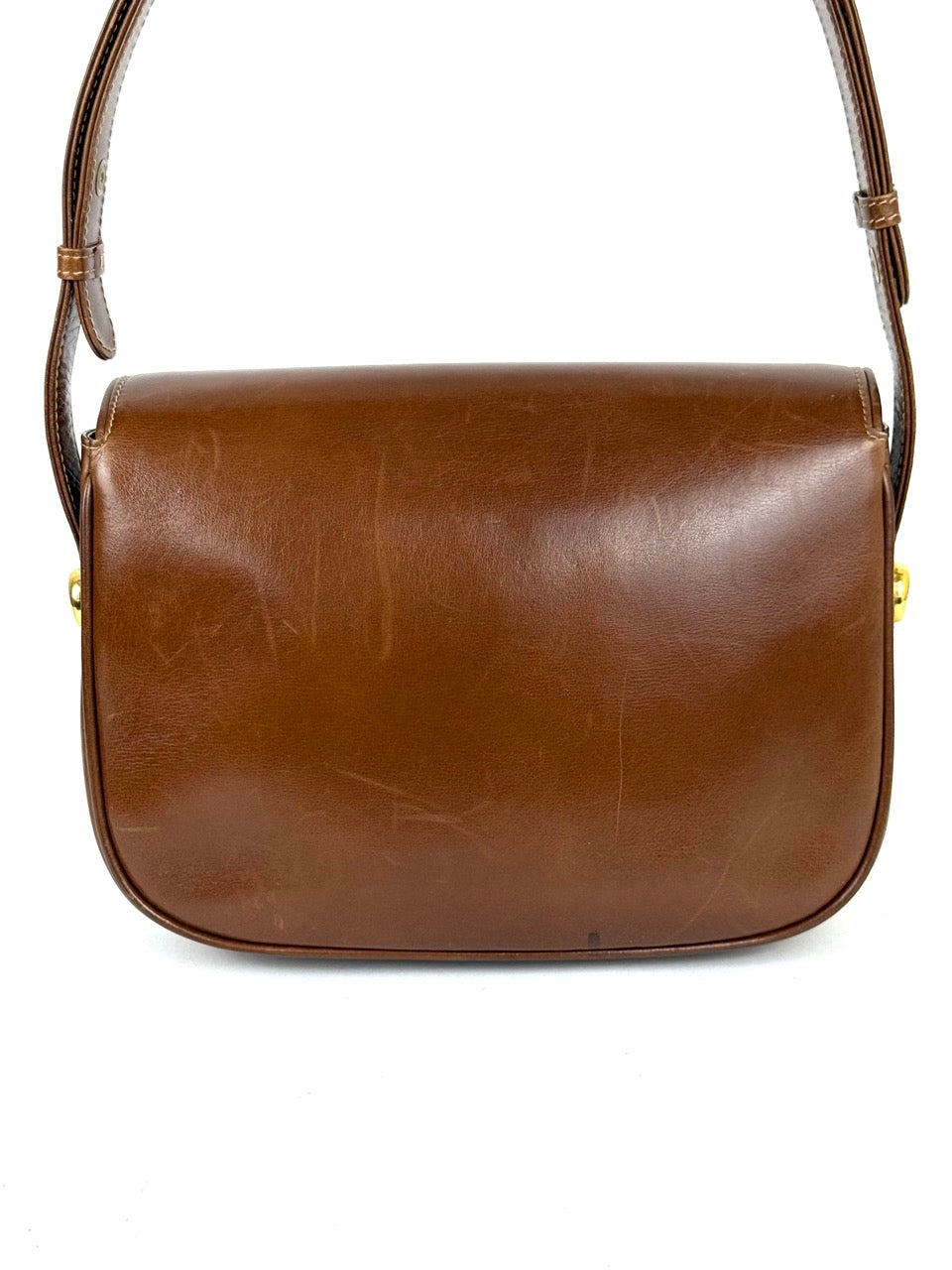 Vintage Gucci Shoulder Bag in brown leather – photo 6