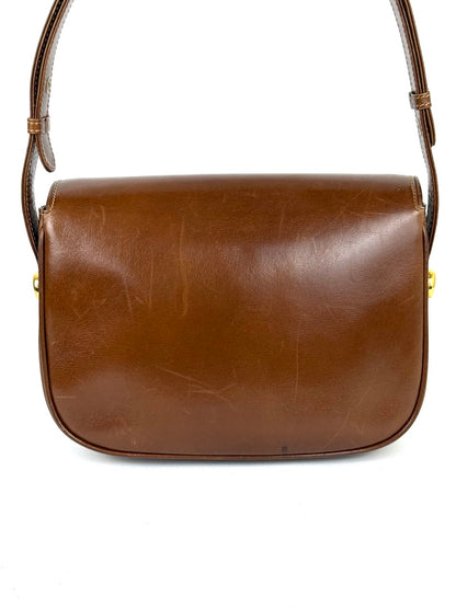 Vintage Gucci Shoulder Bag in brown leather – photo 6