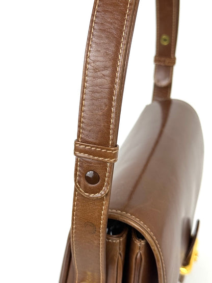 Vintage Gucci Shoulder Bag in brown leather – photo 8