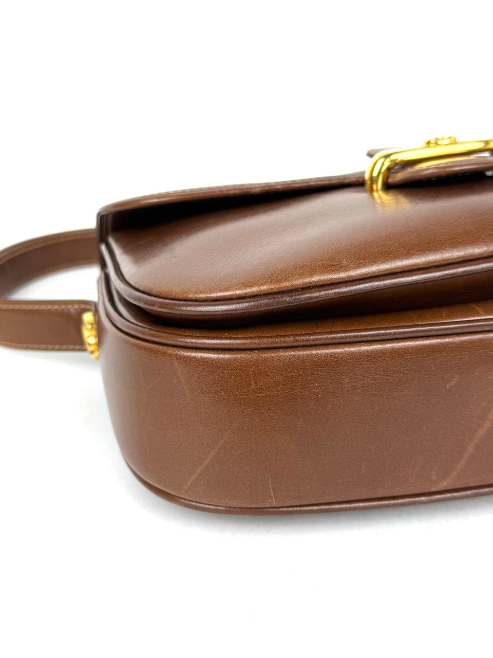 Vintage Gucci Shoulder Bag in brown leather – photo 9