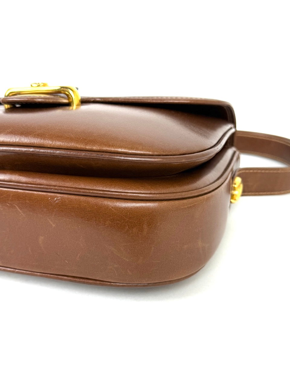 Vintage Gucci Shoulder Bag in brown leather – photo 10
