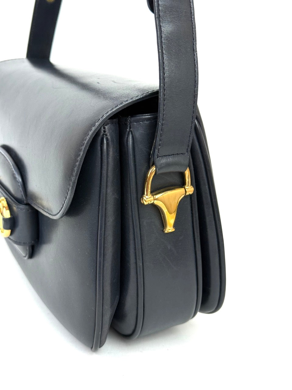 Gucci Horsebit 1955 in navy leather – photo 4