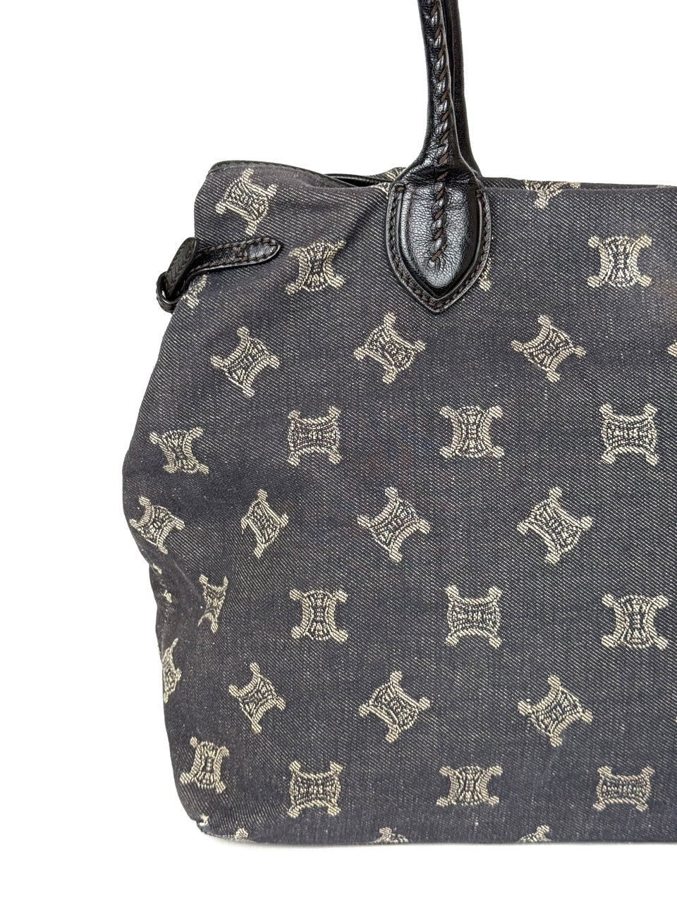 Celine Macadam Denim Tote