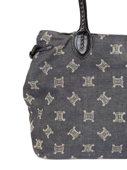 Celine Macadam Denim Tote