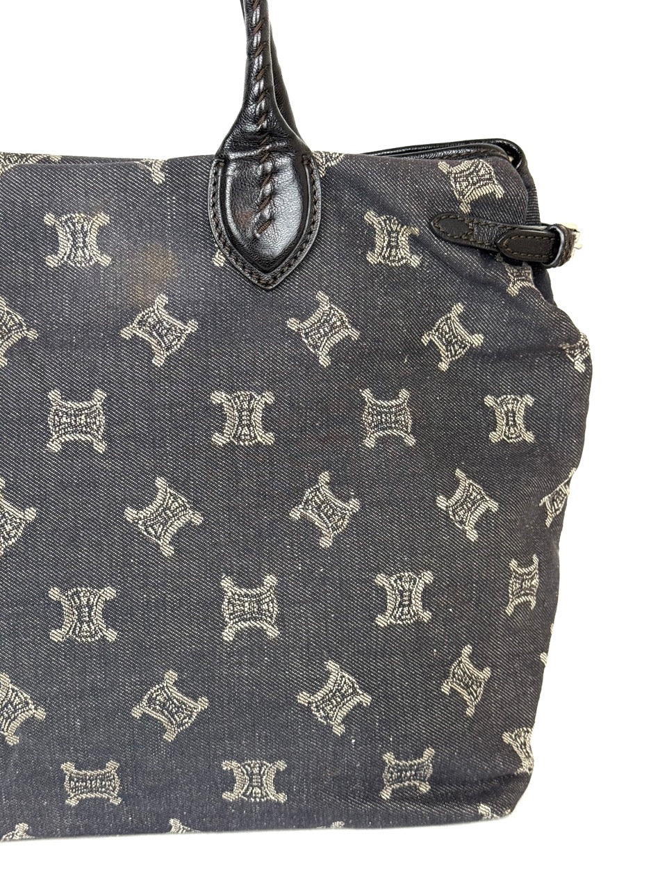 Celine Macadam Denim Tote