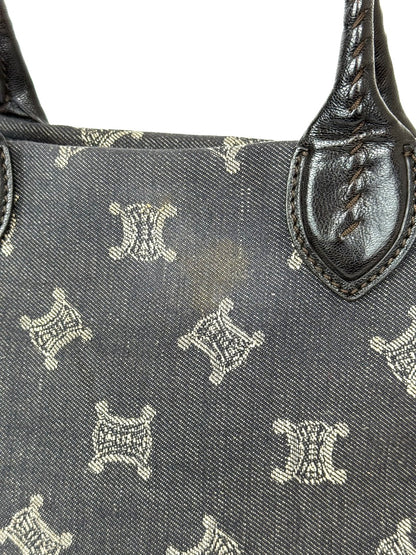 Celine Macadam Denim Tote