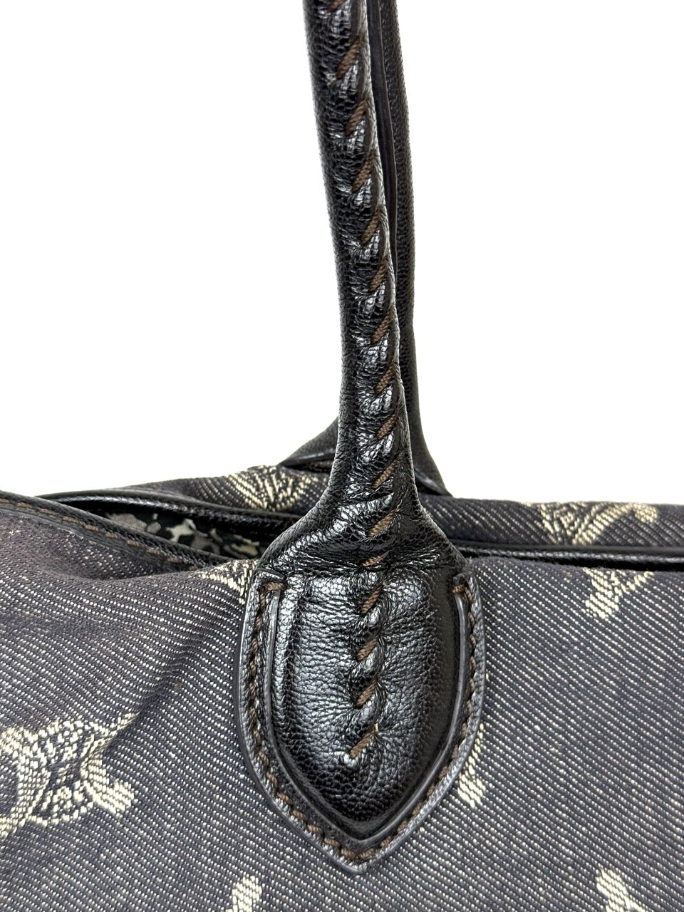 Celine Macadam Denim Tote