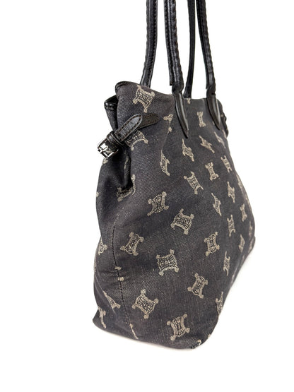 Celine Macadam Denim Tote