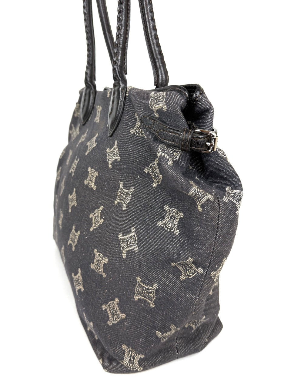 Celine Macadam Denim Tote