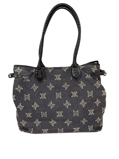 Celine Macadam Denim Tote