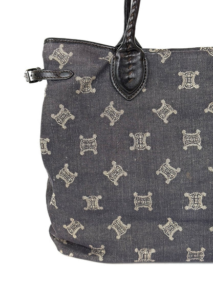 Celine Macadam Denim Tote