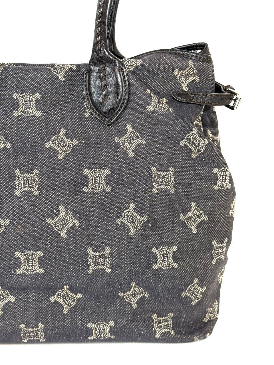 Celine Macadam Denim Tote