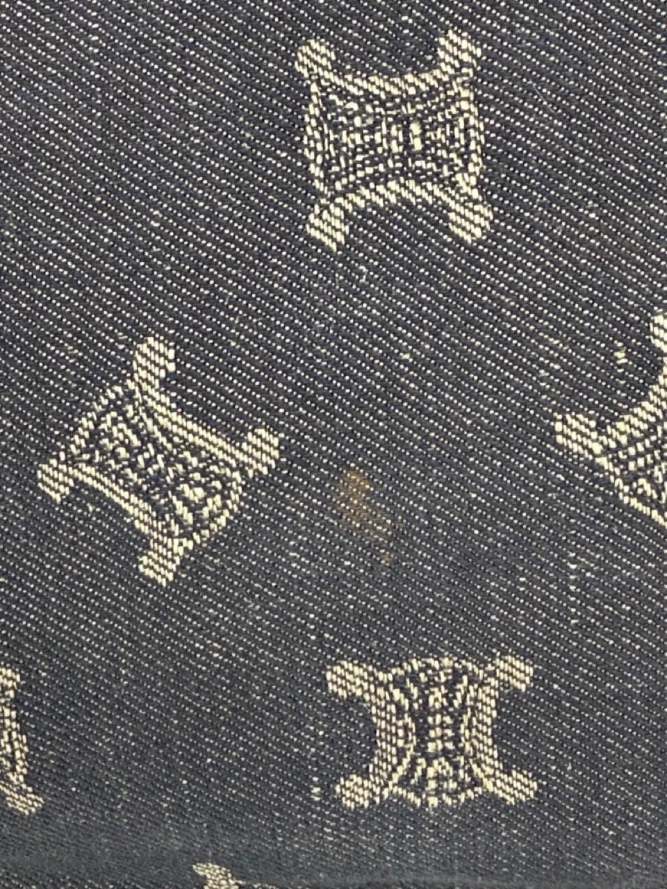 Celine Macadam Denim Tote