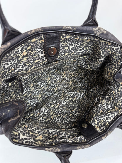 Celine Macadam Denim Tote