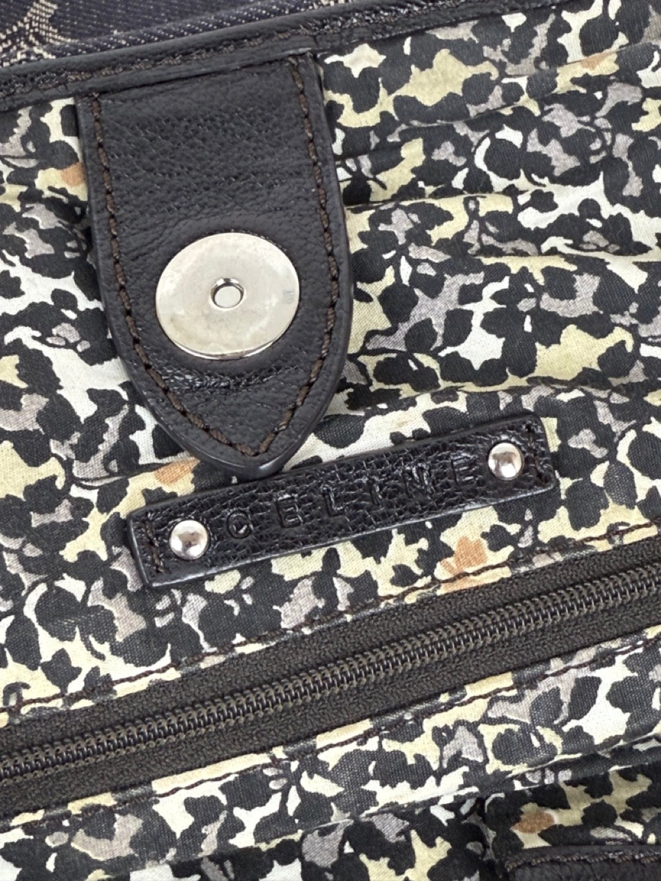Celine Macadam Denim Tote