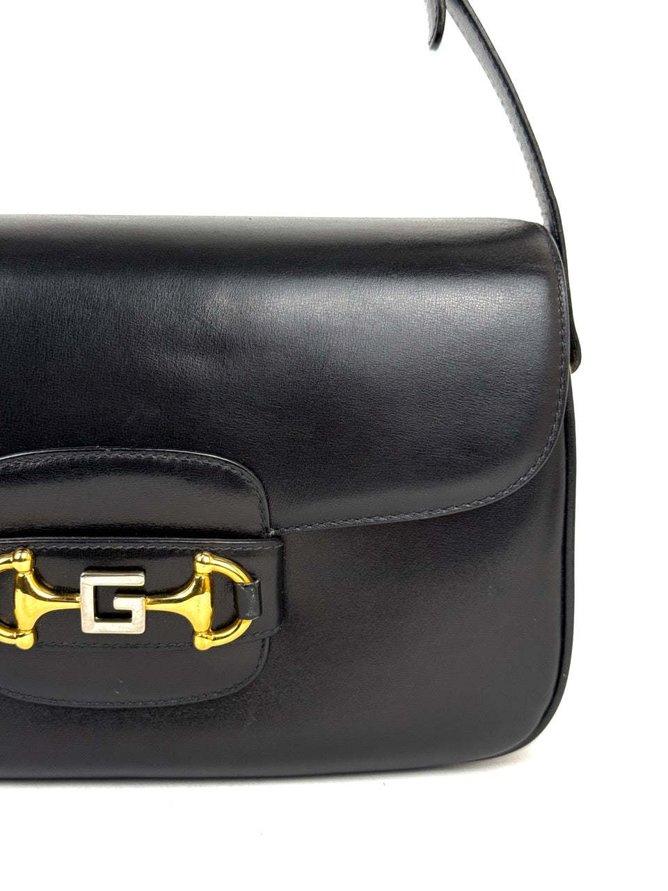 Gucci Horsebit 1955 Bold G in black leather – photo 3