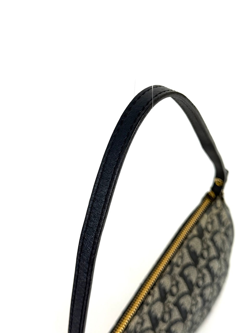 Christian Dior Trotter Saddle Pochette in navy canvas – photo 8
