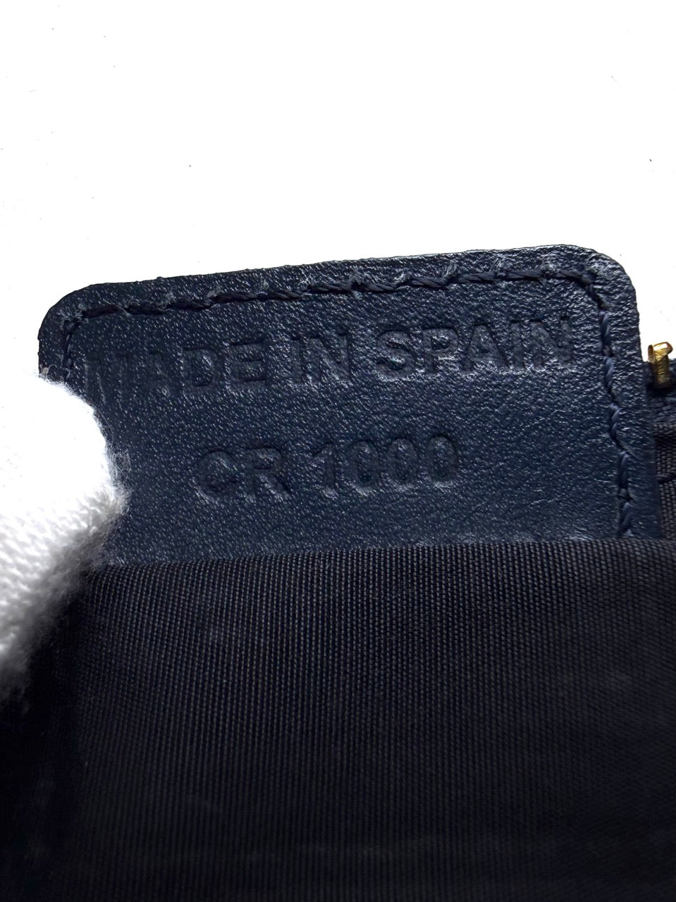 Christian Dior Trotter Saddle Pochette in navy canvas – photo 17