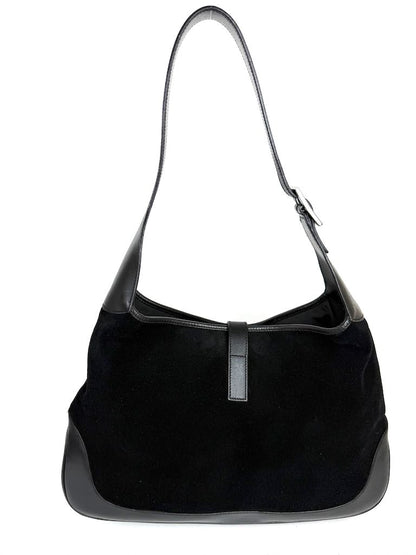 Gucci Jackie Large in Black Leather and Suede