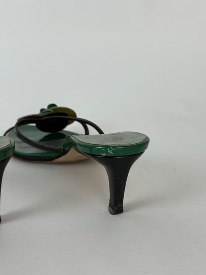 Miu Miu sandals in green - size 35