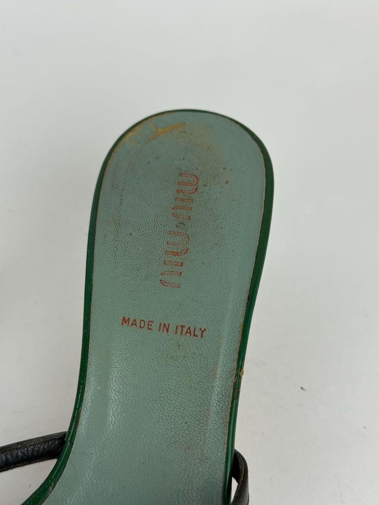 Miu Miu sandals in green - size 35