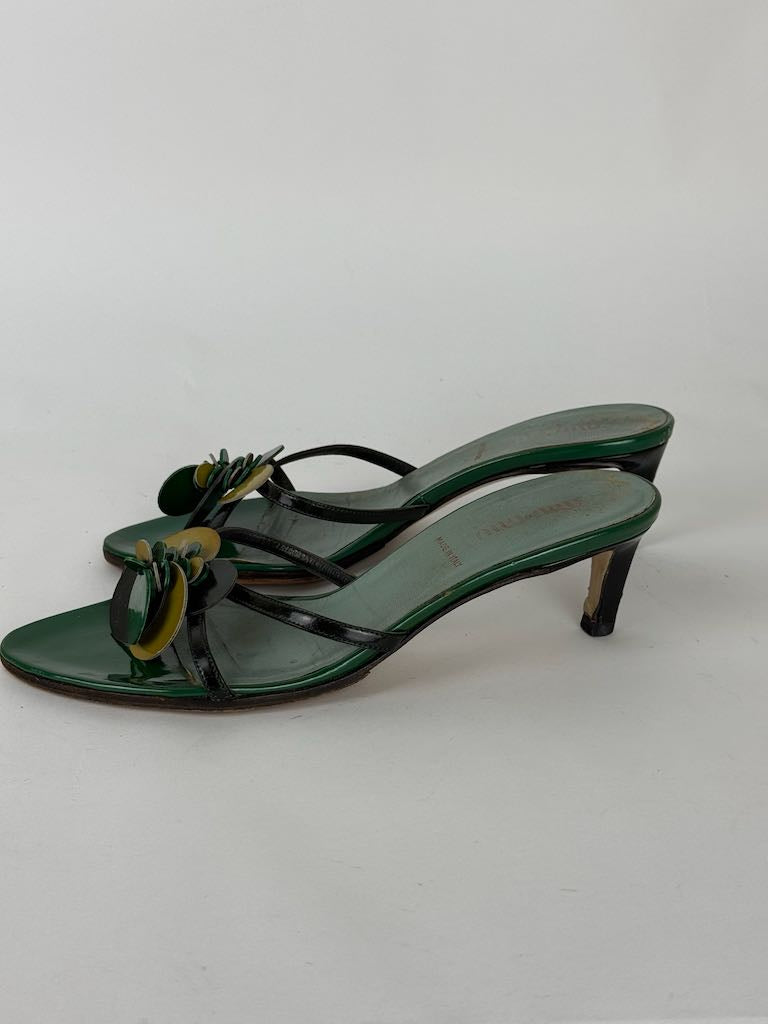 Miu Miu sandals in green - size 35