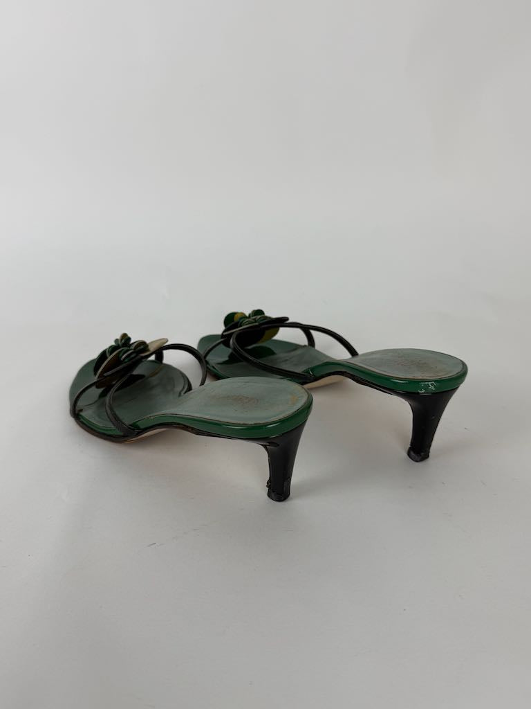 Miu Miu sandals in green - size 35