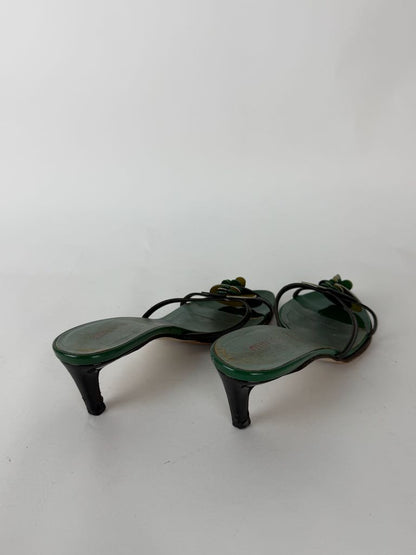 Miu Miu sandals in green - size 35