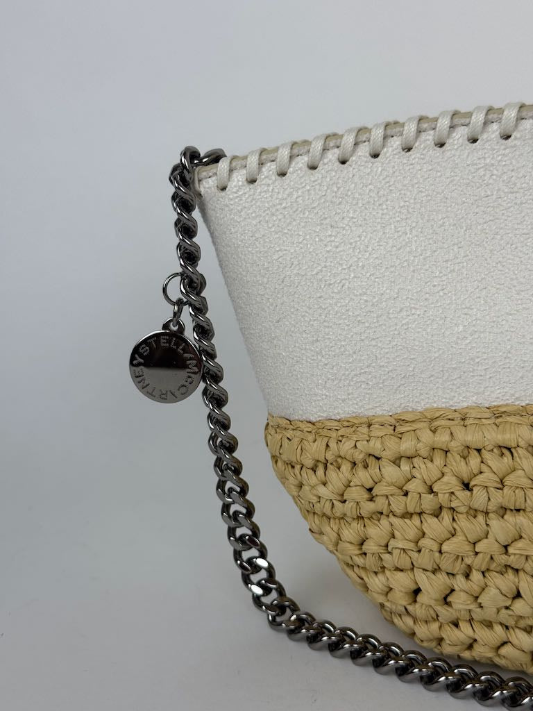 Stella McCartney Falabella Raffia