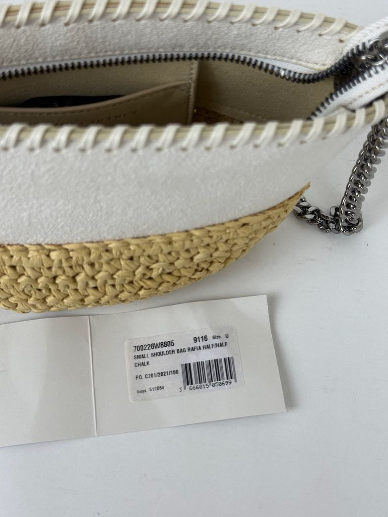Stella McCartney Falabella Raffia