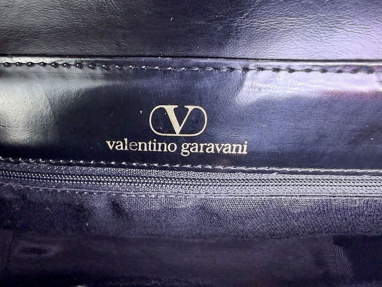 Valentino Garavani Vsling Black Leather Crossbody Bag