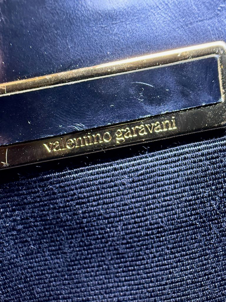 Valentino Garavani Vsling Black Leather Crossbody Bag