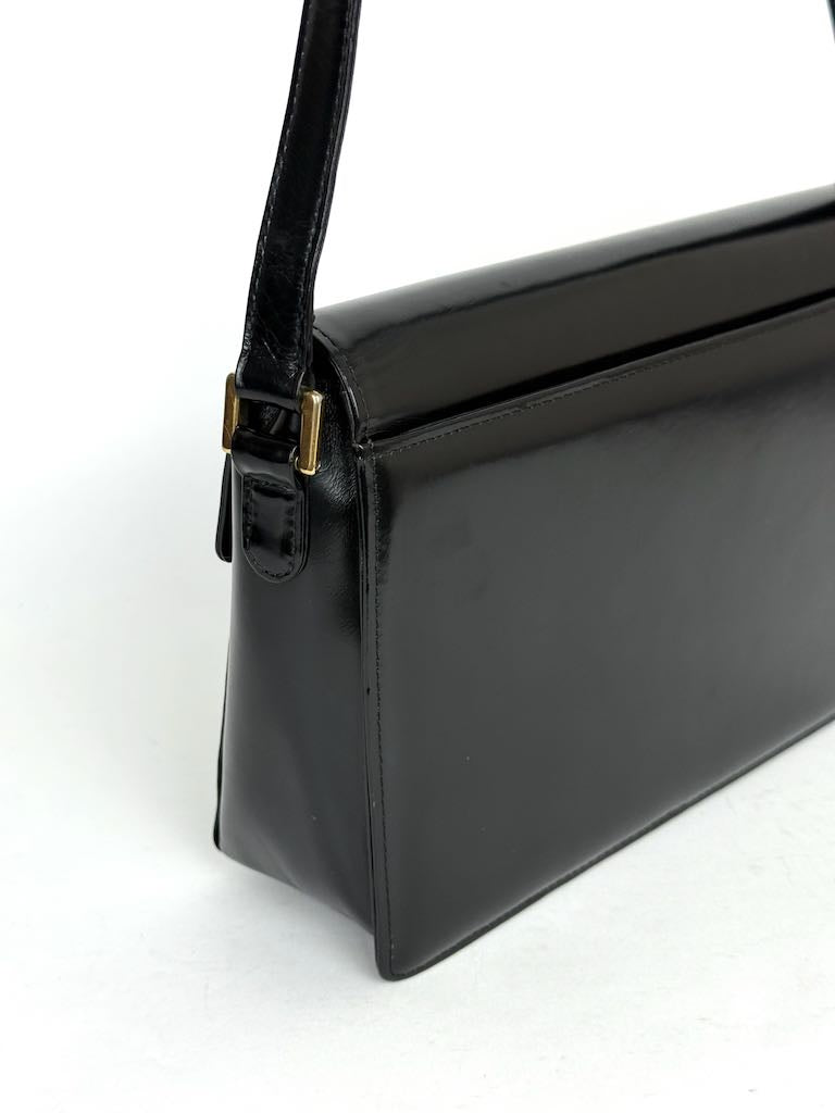 Valentino Garavani Vsling Black Leather Crossbody Bag
