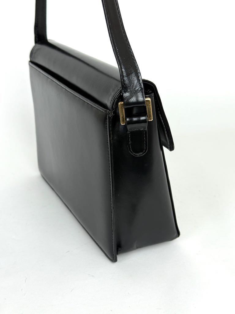 Valentino Garavani Vsling Black Leather Crossbody Bag