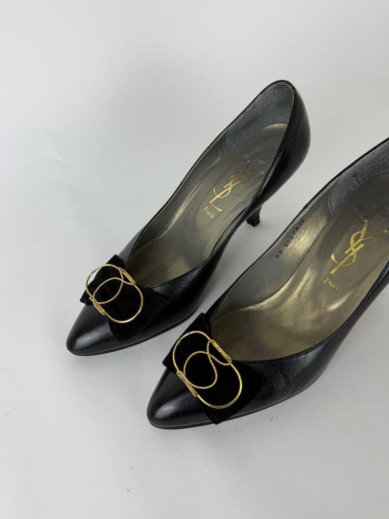 Yves Saint Laurant heels in black - size 36