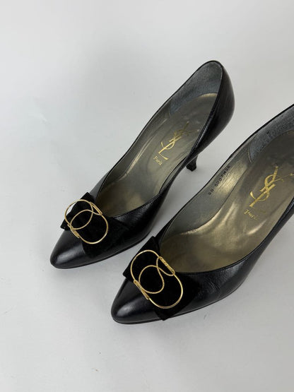 Yves Saint Laurant heels in black - size 36