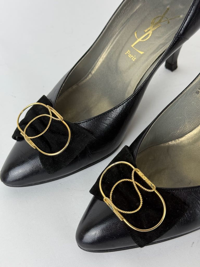 Yves Saint Laurant heels in black - size 36