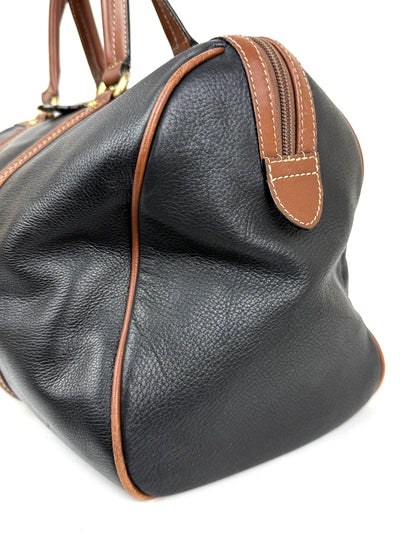 Balenciaga 48h Boston Bag in black leather