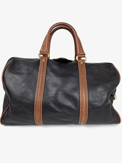 Balenciaga 48h Boston Bag in black leather