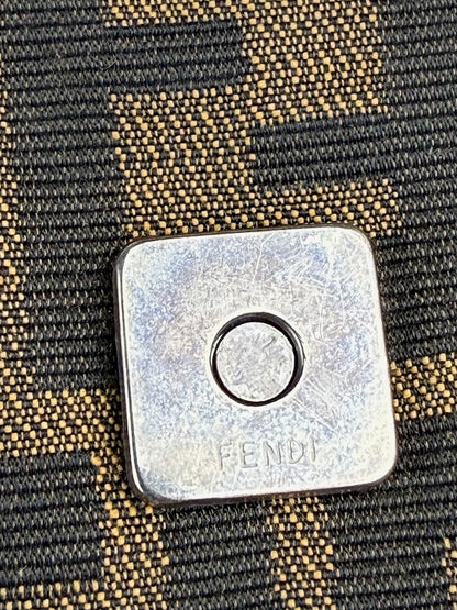 Fendi Zucca Canvas Baguette Bag